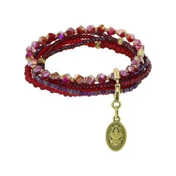 Rot - Petit Glamour d'Afrique Armband von Konplott
